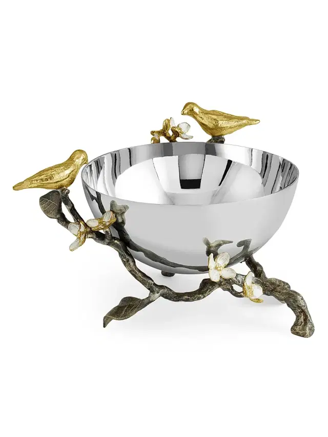 Michael Aram Lovebirds Nut Bowl