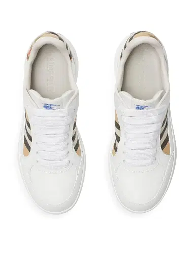 Burberry Women's Terrace Check Low-Top Sneakers - White Sand Ip Check - Size 11 | Thumbnail 4