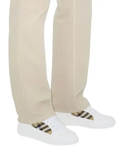 Burberry Women's Terrace Check Low-Top Sneakers - White Sand Ip Check - Size 11 | Thumbnail 6