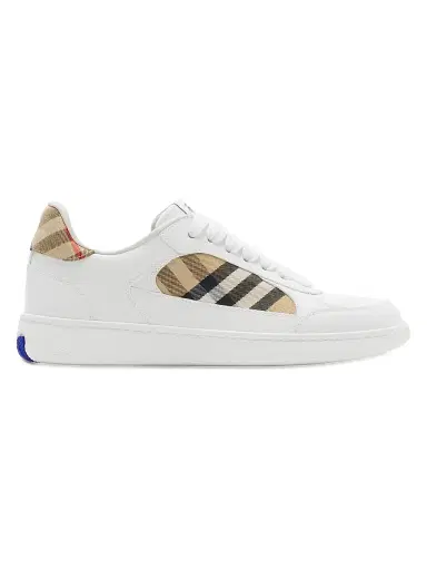 Burberry Women's Terrace Check Low-Top Sneakers - White Sand Ip Check - Size 11 | Thumbnail 1