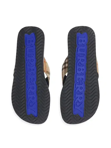 Burberry Men's Check Pavilion Sandals - Sand Check - Size 13 | Thumbnail 5