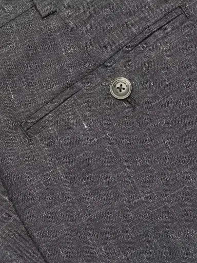 Emporio Armani Men's Virgin Wool-Blend Dress Pants - Charcoal - Size 32 | Thumbnail 7 Emporio Armani Men's Virgin Wool-Blend Dress Pants - Charcoal - Size 32 | Thumbnail 7