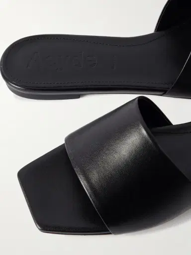 aeyde Anna Leather Slides | Thumbnail 4 aeyde Anna Leather Slides | Thumbnail 4