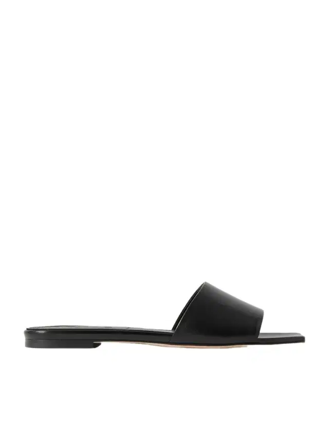 aeyde Anna Leather Slides