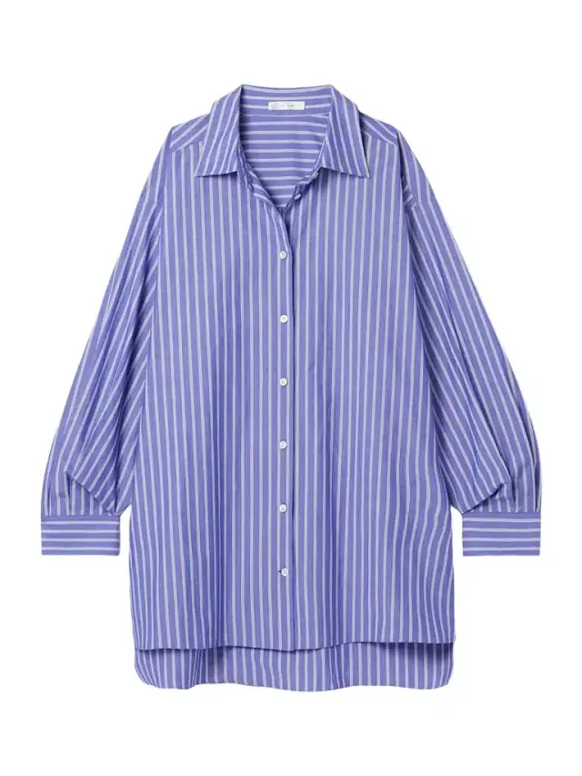 Luka Oversized Striped Organic Cotton-poplin Shirt