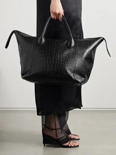 Khaite Kasia Medium Croc-effect Leather Tote | Thumbnail 2 Khaite Kasia Medium Croc-effect Leather Tote | Thumbnail 2