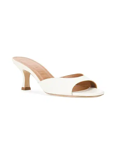 Staud Women's Brigitte 55MM Leather Mules - Paper - Size 12 | Thumbnail 2 Staud Women's Brigitte 55MM Leather Mules - Paper - Size 12 | Thumbnail 2