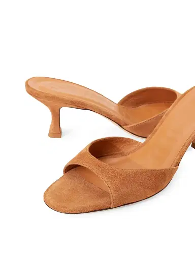 Staud Women's Brigitte 55MM Suede Mules | Thumbnail 4 Staud Women's Brigitte 55MM Suede Mules | Thumbnail 4