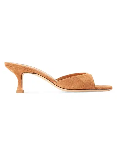 Staud Women's Brigitte 55MM Suede Mules | Thumbnail 1 Staud Women's Brigitte 55MM Suede Mules | Thumbnail 1
