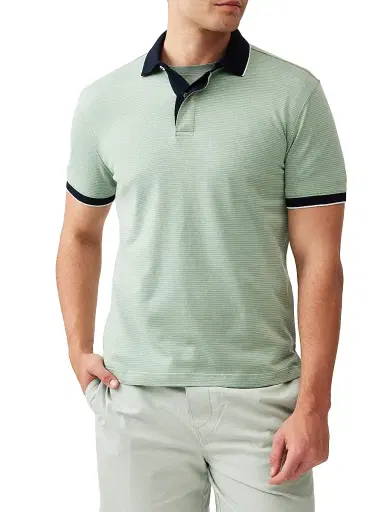 Rodd & Gunn Men's Wilson Bay Sports-Fit Polo Shirt - Thyme | Thumbnail 3 Rodd & Gunn Men's Wilson Bay Sports-Fit Polo Shirt - Thyme | Thumbnail 3