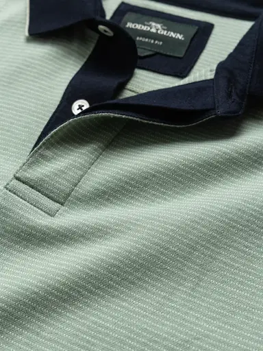Rodd & Gunn Men's Wilson Bay Sports-Fit Polo Shirt - Thyme | Thumbnail 6 Rodd & Gunn Men's Wilson Bay Sports-Fit Polo Shirt - Thyme | Thumbnail 6