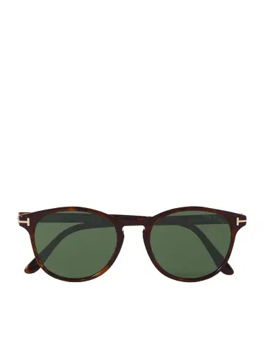 Tom Ford Lewis Round-Frame Tortoiseshell Acetate Sunglasses - Men | Thumbnail 1