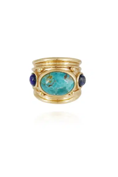 Gas Bijoux Amazonite Malachite Simone Ring | Thumbnail 1 Gas Bijoux Amazonite Malachite Simone Ring | Thumbnail 1