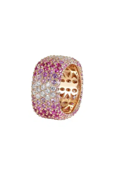 FULLORD Diamond Pink Sapphire Starghost Ring | Thumbnail 1