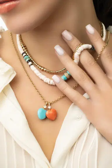 SIDNEY GARBER Mini Hourglass Necklace | Thumbnail 2 SIDNEY GARBER Mini Hourglass Necklace | Thumbnail 2