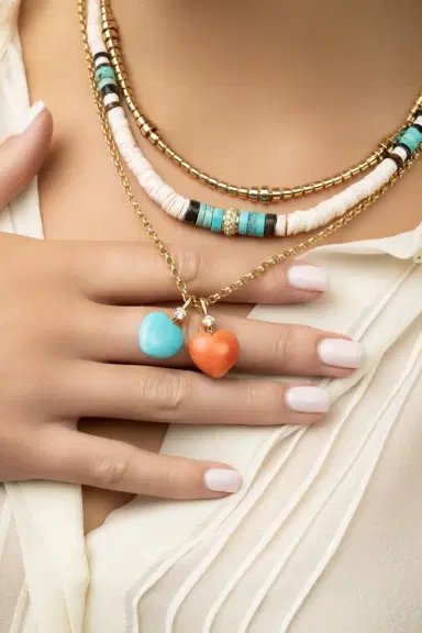 SIDNEY GARBER Mini Hourglass Necklace | Thumbnail 3 SIDNEY GARBER Mini Hourglass Necklace | Thumbnail 3