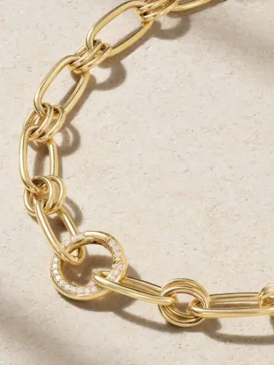 Marlo Laz Sardinia 14-karat Gold Diamond Necklace | Thumbnail 4 Marlo Laz Sardinia 14-karat Gold Diamond Necklace | Thumbnail 4