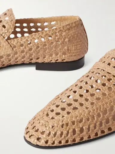 Loro Piana Leon Woven Leather Loafers | Thumbnail 4 Loro Piana Leon Woven Leather Loafers | Thumbnail 4