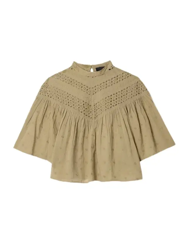 Mikki Embroidered Broderie Anglaise Cotton-voile Blouse