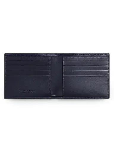 Bottega Veneta Men's Intrecciato Leather Bi-Fold Wallet - Nocturnal Silver | Thumbnail 2