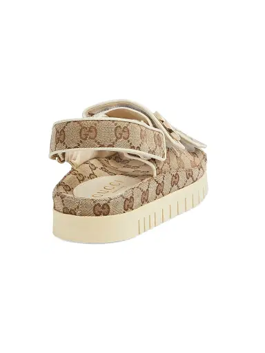 Gucci Women's Marmont GG Slingback Sandals - Beige Ebony - Size 12 | Thumbnail 3 Gucci Women's Marmont GG Slingback Sandals - Beige Ebony - Size 12 | Thumbnail 3
