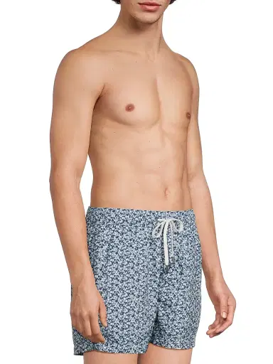 Onia Men's Charles 4''Swim Trunks - Blue Multi | Thumbnail 4 Onia Men's Charles 4''Swim Trunks - Blue Multi | Thumbnail 4