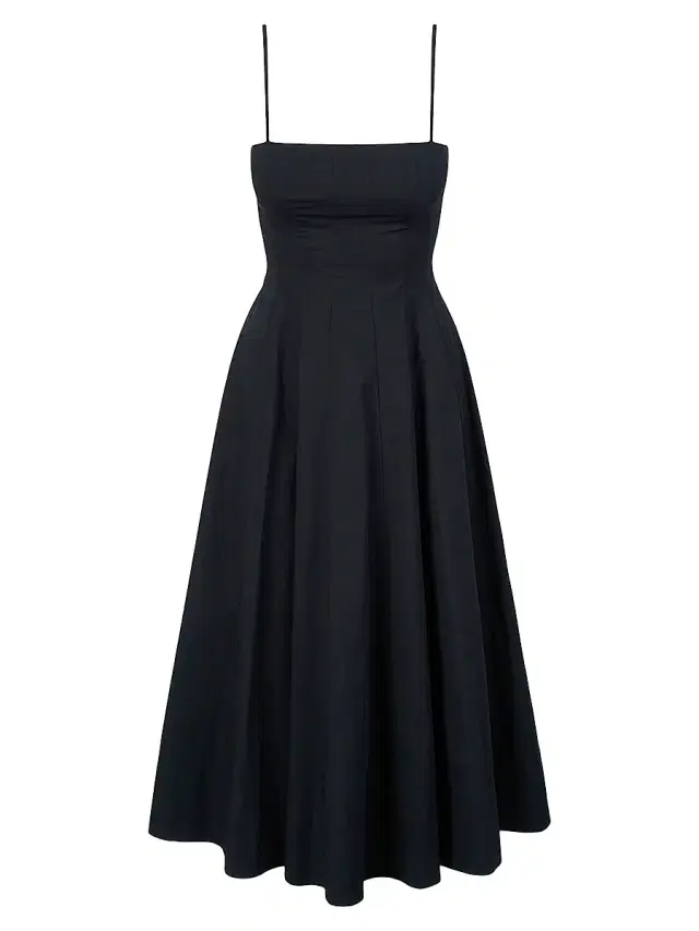 Women's Wylie Cotton A-Line Midi-Dress - Black
