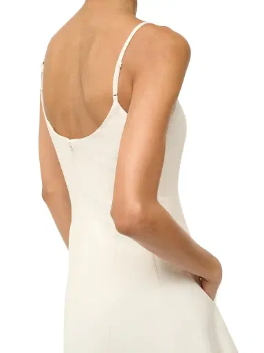 Staud Women's Joy Cotton-Blend Flared A-Line Minidress - Ivory - Size 14 | Thumbnail 5 Staud Women's Joy Cotton-Blend Flared A-Line Minidress - Ivory - Size 14 | Thumbnail 5
