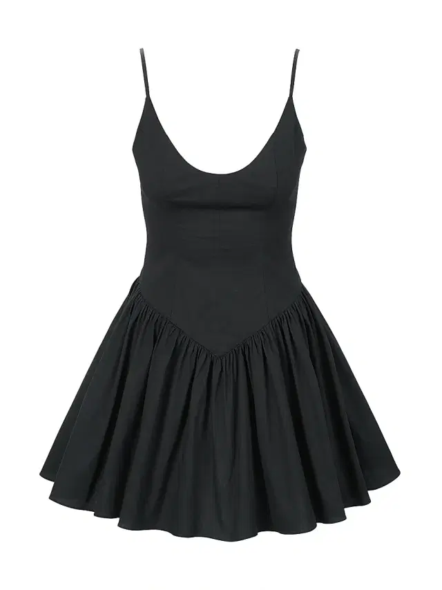 Women's Dena Stretch-Cotton Fit & Flare Minidress - Black