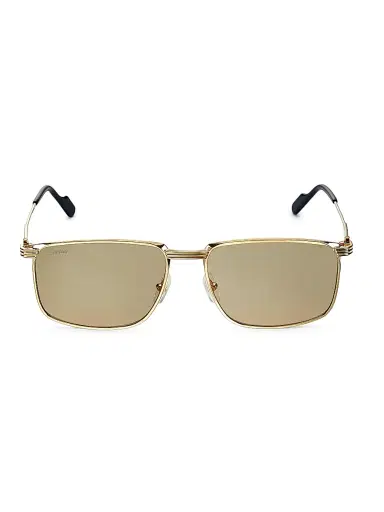 Cartier Men's Première de 59MM Square Sunglasses - Gold | Thumbnail 2
