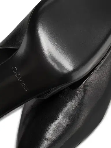 Jil Sander Women's Cruise 35MM Leather Kitten-Heel Pumps - Black | Thumbnail 6 Jil Sander Women's Cruise 35MM Leather Kitten-Heel Pumps - Black | Thumbnail 6