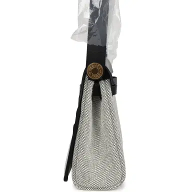 HERMÈS Hermes Herbag Zip 20 Mini Ecru and Black Toile H Canvas and Black Vache Hunter Gold Hardware | Thumbnail 4 HERMÈS Hermes Herbag Zip 20 Mini Ecru and Black Toile H Canvas and Black Vache Hunter Gold Hardware | Thumbnail 4