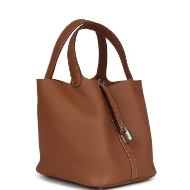 HERMÈS Hermes Picotin Lock 22 Gold Clemence Palladium Hardware | Thumbnail 2