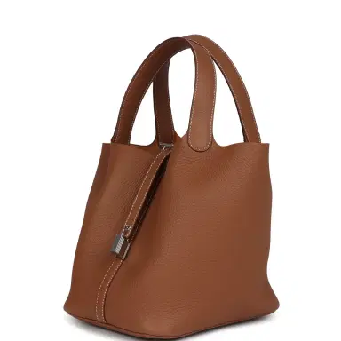 HERMÈS Hermes Picotin Lock 22 Gold Clemence Palladium Hardware | Thumbnail 3