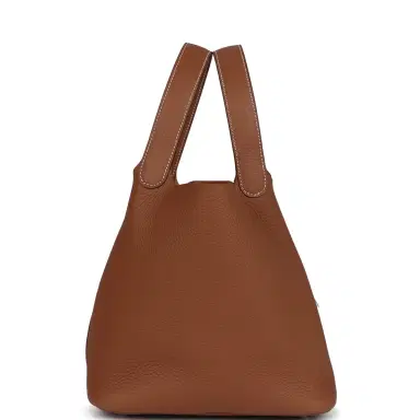 HERMÈS Hermes Picotin Lock 22 Gold Clemence Palladium Hardware | Thumbnail 4