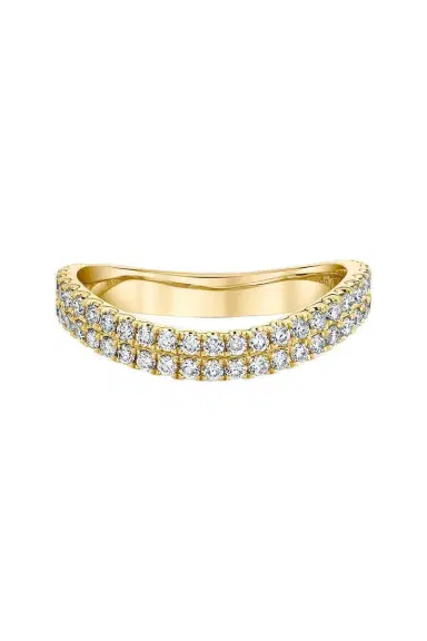 Anita Ko Diamond Curved Ring | Thumbnail 1 Anita Ko Diamond Curved Ring | Thumbnail 1