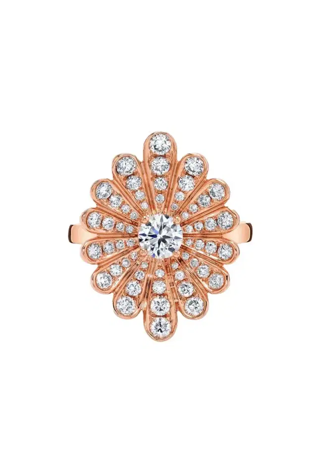 Anita Ko Diamond Water Lily Ring - Rose Gold