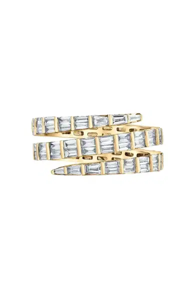 Anita Ko Three Row Diamond Coil Ring | Thumbnail 1 Anita Ko Three Row Diamond Coil Ring | Thumbnail 1