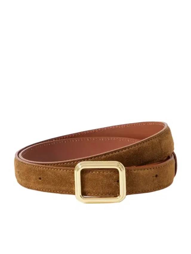 The Georgia Wide Suede Belt