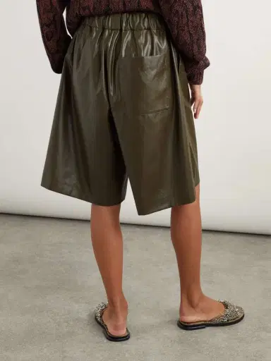 Dries Van Noten Faux Leather Shorts | Thumbnail 4 Dries Van Noten Faux Leather Shorts | Thumbnail 4