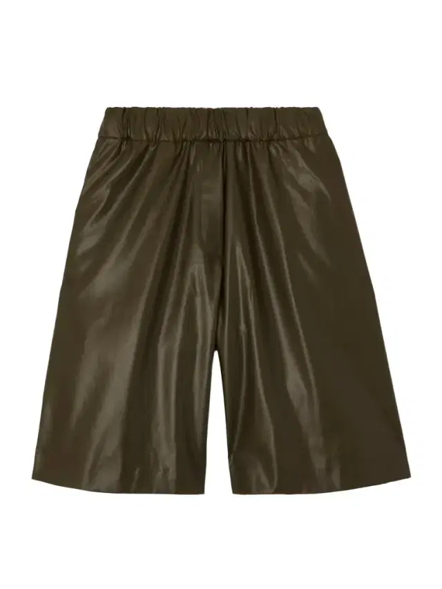 Faux Leather Shorts