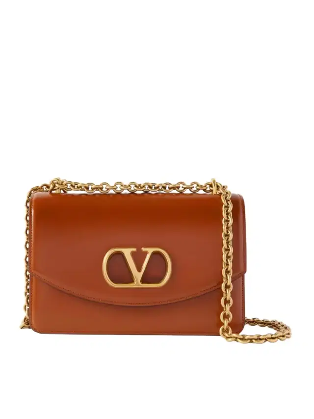 Vain Glossed-leather Shoulder Bag
