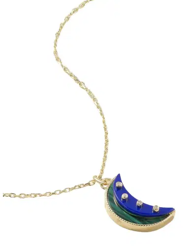 L’Atelier Nawbar Layer Moon 18-karat Gold Multi-stone Necklace | Thumbnail 1 L’Atelier Nawbar Layer Moon 18-karat Gold Multi-stone Necklace | Thumbnail 1