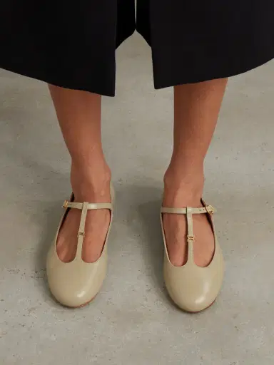 Chloé Marcie Embellished Leather Ballet Flats | Thumbnail 2