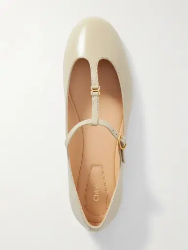 Chloé Marcie Embellished Leather Ballet Flats | Thumbnail 5