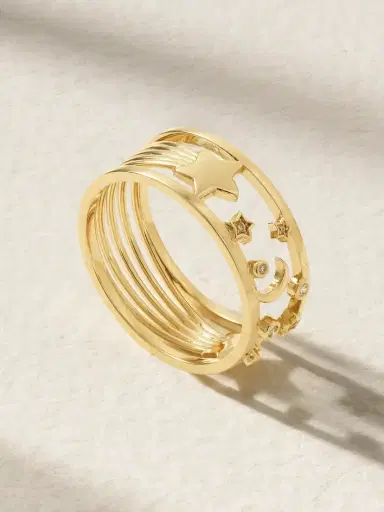 L’Atelier Nawbar Starry 18-karat Gold Diamond Ring | Thumbnail 1