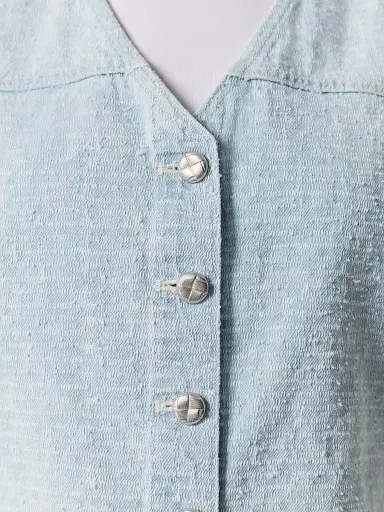 rag & bone Women's Juliana Tweed Button-Front Vest | Thumbnail 6