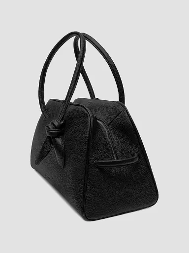 Jacquemus Women's Le Turismo Leather Tote Bag - Black | Thumbnail 5
