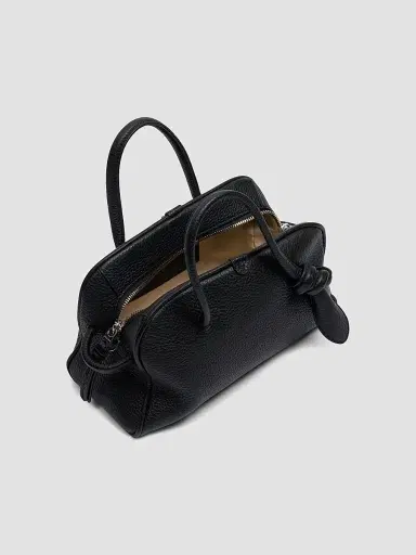 Jacquemus Women's Le Petit Turismo Grained Leather Top Handle Bag - Black | Thumbnail 3 Jacquemus Women's Le Petit Turismo Grained Leather Top Handle Bag - Black | Thumbnail 3