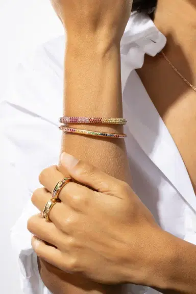 FULLORD Rainbow Sapphire Ghost Bracelet | Thumbnail 6